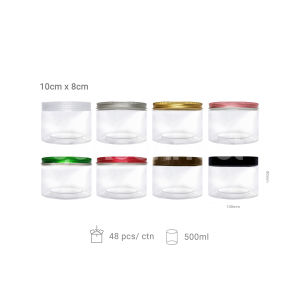 Singapore Stock Cookies Container for xmas Christmas Cookie Clear Jar Bottle Biscuit Box Cake muffin Baking Tin