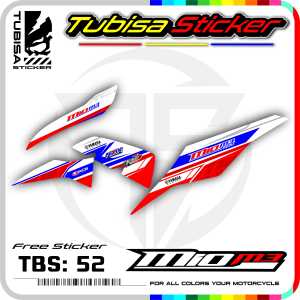 Sticker Striping Variasi Mio M3 - Stiker Striping Motor Mio M3 Desain Racing. TBS.52