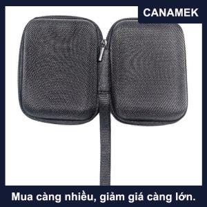 【CANAMEK】 Nylon + EVA vỏ cứng Máy ảnh kỹ thuật số trường hợp du lịch nhỏ máy ảnh lưu trữ chủ cho các phụ kiện SD Thẻ CCD thẻ