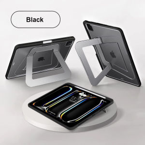 2026 New PC Pen Slot Case for IPad A16 Pro M5 Air 11 2025 11th Gen Air 6 5 4 10.2 10th 10.9 Mini 7 6 Metal Folding Bracket Cover