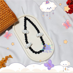 Gantungan HP Lanyard Handphone Manik Seri BW CLOUDY Strap Phone