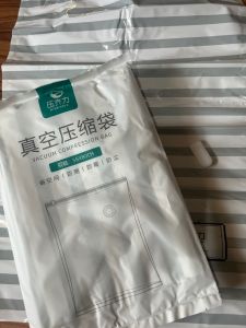 VB-10 Plastic Vacuum Storage Compression Clothes Laundry Travel Bag Kompresi Untuk Penyimpanan Baju