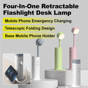 Outdoor Telescopic LED Lamp 3-in-1 Study Desk Light Eye Protection Desk Light Telescopic LED Lamp