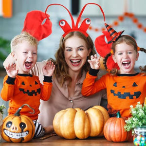 Halloween Crab Costume Set - Eye-Catching Crab Performance Outfit for Parties and Shows