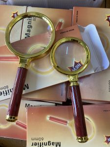 [ 1 cái ] KÍnh lúp thợ bạc-Kính lúp phóng đại to vật 60mm/80mm
