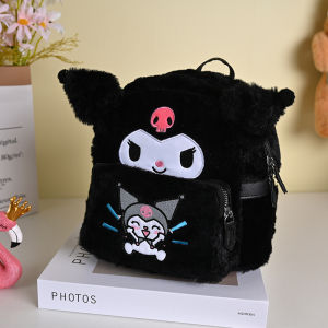 Balo thú bông Phối Da KITTY POMPOMPURIN dễ thương balo nữ hoạt hình siêu đáng yêu cho bé