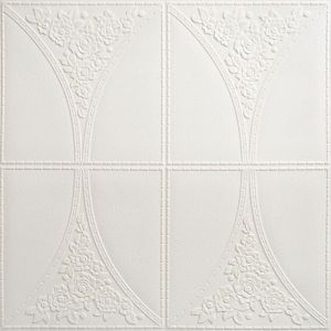 wallpaper dinding 3D foam motif batik classic modern 70x70cm