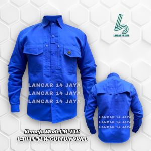 Kemeja Tactical M TAC Lengan Panjang Outdoor Lapangan PDH PDL