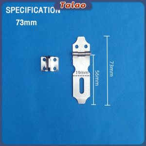 Talao Safety Hasp Latch Lock Stainless Steel Cabinet/Door Latches with Screws
