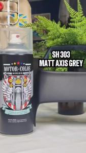 MOTOR-COLOS SPRAY PAINT HONDA SH303 MAT AXIS GREY / AEROSOL 400ML / 500ML / 1L