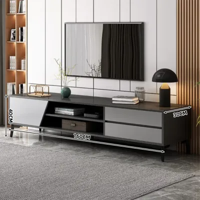 E-TIFE Meja Tv Minimalis Kabinet TV Bufet TV Lemari TV Minimalis Rak Tv Kayu Lemari Lantai