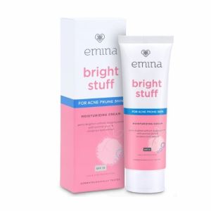 Emina Bright Stuff for Acne Prone Skin Moisturizing Cream 20ml || Acne Prone Skin Face Wash 50ml 100ml