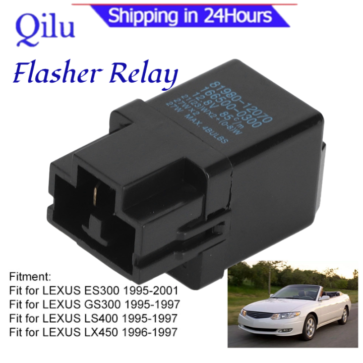 Flasher Relay Turn Signal Replacement - Part # 81980-32010 / 81980-12070 For Toyota Lexus Models 1995-2005