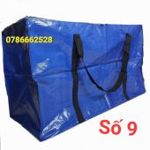 Túi bạt 2 da có dây kéo đựng đồ có tay xách tiện lợi túi đựng quần áo chăn mền