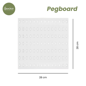GUNINCO PEGBOARD Rak Dinding Tempel Rak Gantungan Pajangan Minimalis Dekoratif