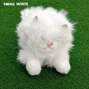 💖Ready Stock💖Cute Meowing Cat Plush Doll with Sound Soft PP Cotton Kitten Toy Companion Pillow for Birthday Present