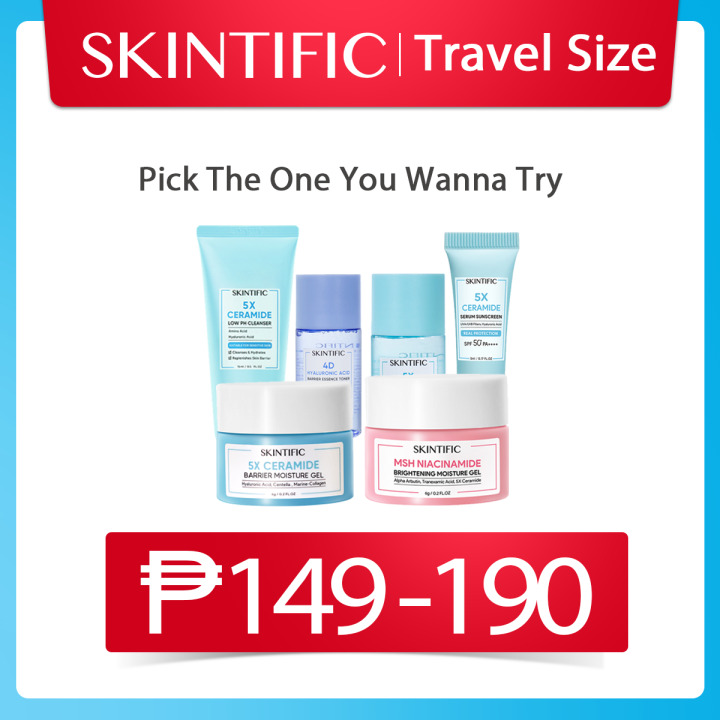 【Travel Size】SKINTIFIC OFFICIAL 5X Ceramide Low pH Cleanser Facial Wash