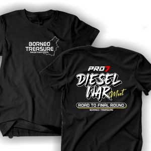 Kaos Diesel War2024 Pro7 Kaos Diesel War Kalimantan Boerneo Treasure Bahan 100% Katun Combed Premium