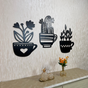 Pajangan Dinding Minimalis Hiasan Dinding Rumah Motif Kaktus