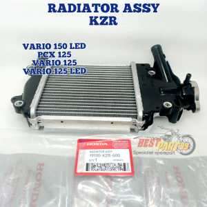 radiator assy honda kzr vario 150 led pcx 125 vario 125 led kualitas original ori asli bermutu memiliki kualitas yang bagus sehingga motor anda tetap stabil dan aman ahm /pendingin motor