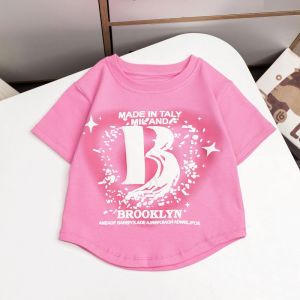 Áo croptop bé gái vải borip in dập nổi chữ IN TALY vạt tôm bánh bèo - -Trang 25 Shop