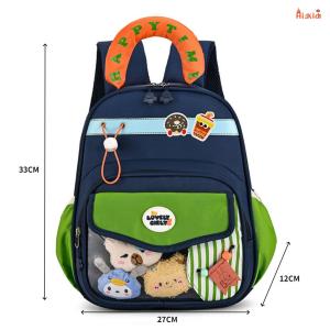 [SG Seller]Portable Toddler School Bag Cute Cartoon Children Backpack Lightweight Kids Daypack for Travel
