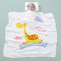Chăn lụa đắp hè cho bé vải cotton mềm mại thoáng mát phù hợp đắp cho bé nằm điều hòa mùa hè 1m1x1m1. 