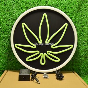 ป้ายไฟLED ป้ายไฟนีออน ป้ายไฟอะคริลิค ป้ายไฟหน้าร้าน " ป้ายไฟ กัญชา" แบบเสียบปลั๊กไฟ ป้ายไฟตกเเต่งร้าน