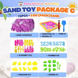 hot sale-instock2kg SAND Dynamic Eco Space Sand Castle Play Set Tools Play Diy Sand Kids Toy Pretend Beach Sand kinetic sand