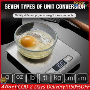[ToolOutlet]Precise Platform Scale LCD Display Kitchen Food Scale Multifunction Food Weighing Scale for Cooking Baking 1G Up To 10KG