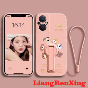 Case for Oppo Reno S5 5G Reno 7 z 5G ren7 Z 5G phone casing softcas silicone protector shockproof cover new design aesthetic with Holder animal meetings ytdwxz01