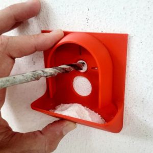 MODERNLUX High Efficiency Wall Drilling Dust Collector Box Large Capacity Non-Slip Electric Drill Dust Cover Easy Installation Drill Dust Collector For Power Tools