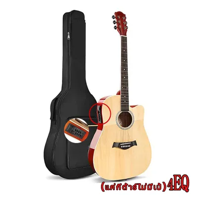 ‌กีต้าร์โปร่ง/ไฟฟ้า 38/41นิ้ว by Music Arms! คอเล็กC型 42mm+ไม้ spruce ทน湿度 เสียงใส Hi-Fi พร้อมสายรัด+คีย์ปรับเสียงฟรี