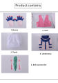 Anime Demon Slayer Akaza Cosplay Full Set Adult Kids Costume Japanese Kimono Uniform Halloween Hakuji Costumes. 