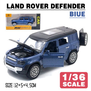 LEO 1:36 Land Rover Defender Toy Car Model Metal Alloy Diecast Car Toys For KidsChildrens Toys for boy Miniauto Truck Vehicle Sound and Light Toy