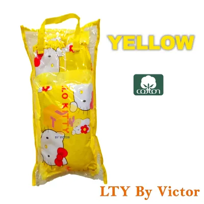 3in1 Pillow Set for New Born Baby Boy Girl 1 Head Pillow & 2 bolsters ( Hotdog pillows ) with bag Pink Yellow Blue White Green Bolster Crib Unisex
