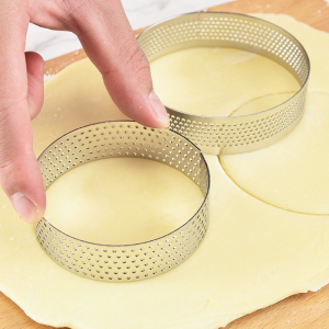 Mousse Circle Puff Biscuits Rings Cutout 304 Stainless Steel Material Non-stick Baking Cake Moulds Cake Rings for Baking