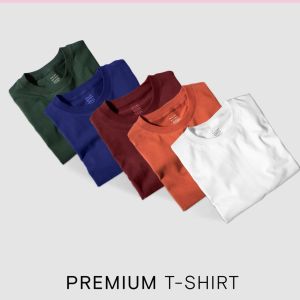 Áo Thun Nam CỔ TRÒN Cao Cấp ( nhiều màu) Tay Ngắn chất cotton bề mặt vải mềm Mịn cực hot