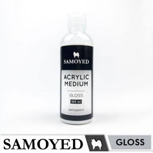 Cairan Pengencer Cat Lukis Akrilik / Acrylic Painting Liquid Medium / Varnish 100 ml Samoyed ACMD