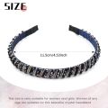 Lawie 8 Pack Baroque Hairbands Crystal Rhinestone Headband Beads Diamond Jeweled Sparkly Glitter Bling Padded Wide Headbands Cross Hair Bands Thick Hair Holder Accessories for Women Girls. 