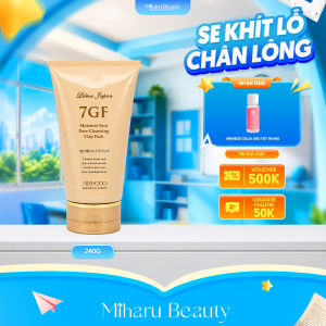 Mặt nạ bùn non làm sạch sâu ngừa mụn tinh chất Peptide & Collagen - 7GF Moisture Face Pore Cleansing Clay Pack 240g