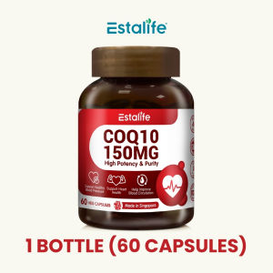 [NEW] Estalife CoQ10 150MG | Coenzyme | Heart Prenatal Immunity Supplement | Vegan | 60 Capsules