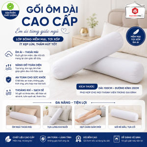 RUỘT GỐI ÔM GÒN ÉP HƠI ÊM ÁI THOÁNG KHÍ 20x90CM