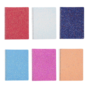 A 5 Spirals Notebook Journal Notebook Glittering Notepads Stationery Notebooks Travel Notebook Colorful Prism Notebook