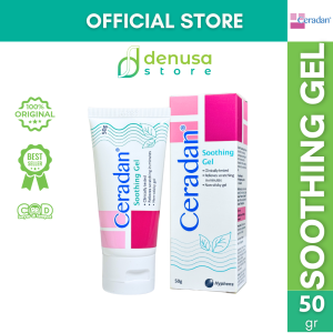 CERADAN Soothing Gel 50g | Redakan Kulit Gatal Kemerahan & Iritasi Akibat Kulit Sensitif atau Kering