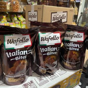 Wafelo Bites 234 Gram Isi 6 Pcs Wafello Wafer Italia Coklat Pouch 234 Gram