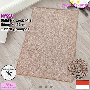 Tren-D-rugs Karpet tebal sajadah polos ruang tamu tidur alas lantai anti slip 80 cm x 120 cm - NMs