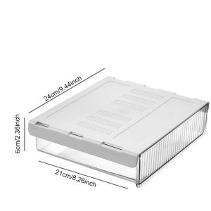 Under Desk Drawer Self Storage Boxs Hidden Stationery Pens Stand | Desk Table Organizer Office Home Accessories Supplies