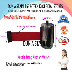 Kepala Tiang Antrian Merah