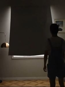 100％ Blackout Magic Tape Curtain for Window Plain Bedroom Curtains Kurtain Blinds Heat Insulation